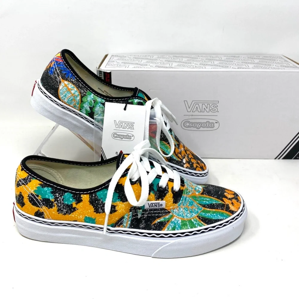 VANS Authentic Crayola Van Doren Men’s Low Top Canvas Sneakers Size VN0A5KRDARF - Picture 1 of 12